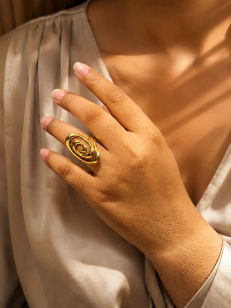 Anti Tarnish Rings Trendy Adjustable Fashion Ring