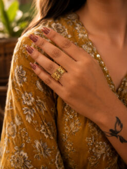 Anti Tarnish Rings Wedding Jewelry Statement Ring
