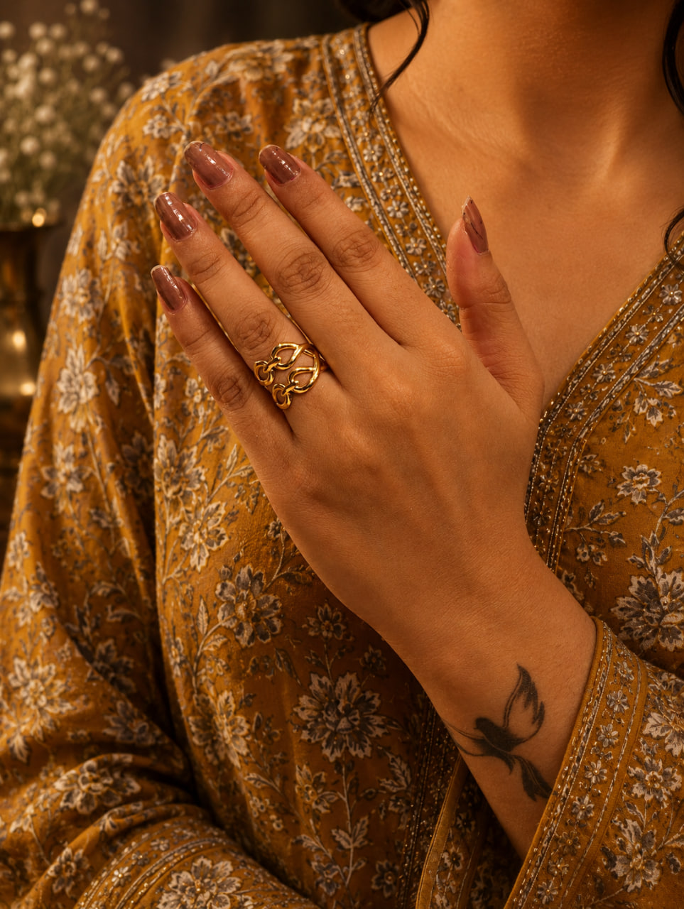 Anti Tarnish Rings Statement Ring for Modern Women 1 Anti Tarnish Rings Statement Ring for Modern Women
