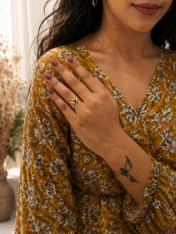 Anti Tarnish Rings Elegant Ring with Minimalist Charm