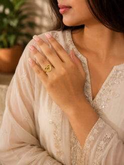 Anti Tarnish Rings Wedding Jewelry Ring with Elegant Finish
