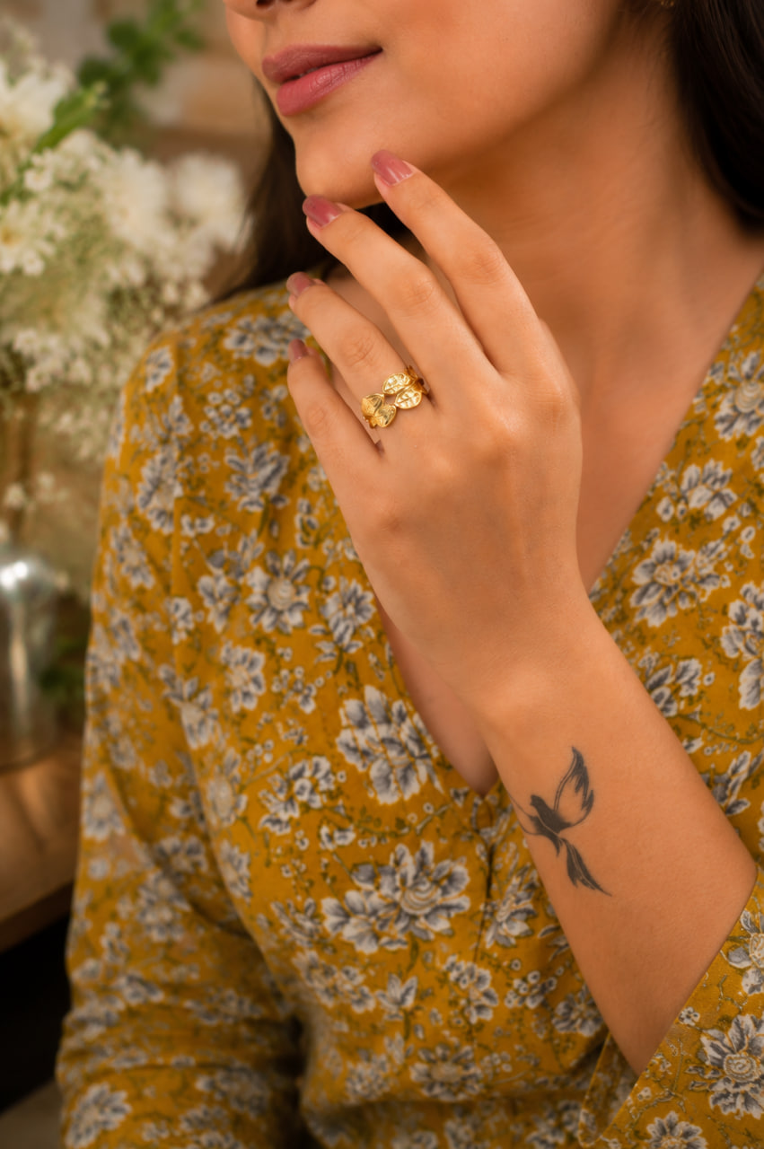 Anti Tarnish Rings Premium Look Ring for Festive Wear 1 Anti Tarnish Rings Premium Look Ring for Festive Wear