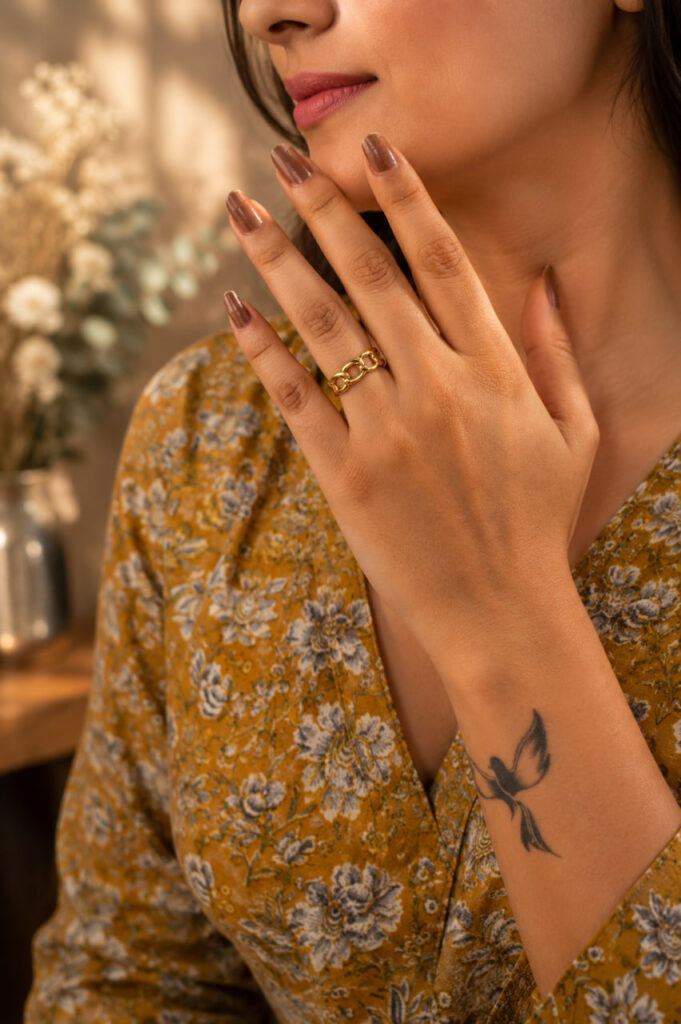 Anti Tarnish Rings Lightweight Ring for Comfortable Daily Wear