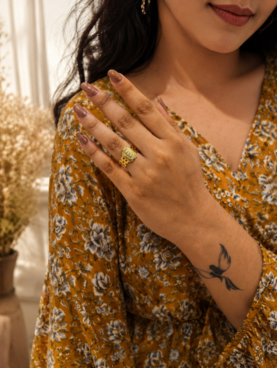 Anti Tarnish Rings Statement Jewelry Ring for Women 1 Anti Tarnish Rings Statement Jewelry Ring for Women