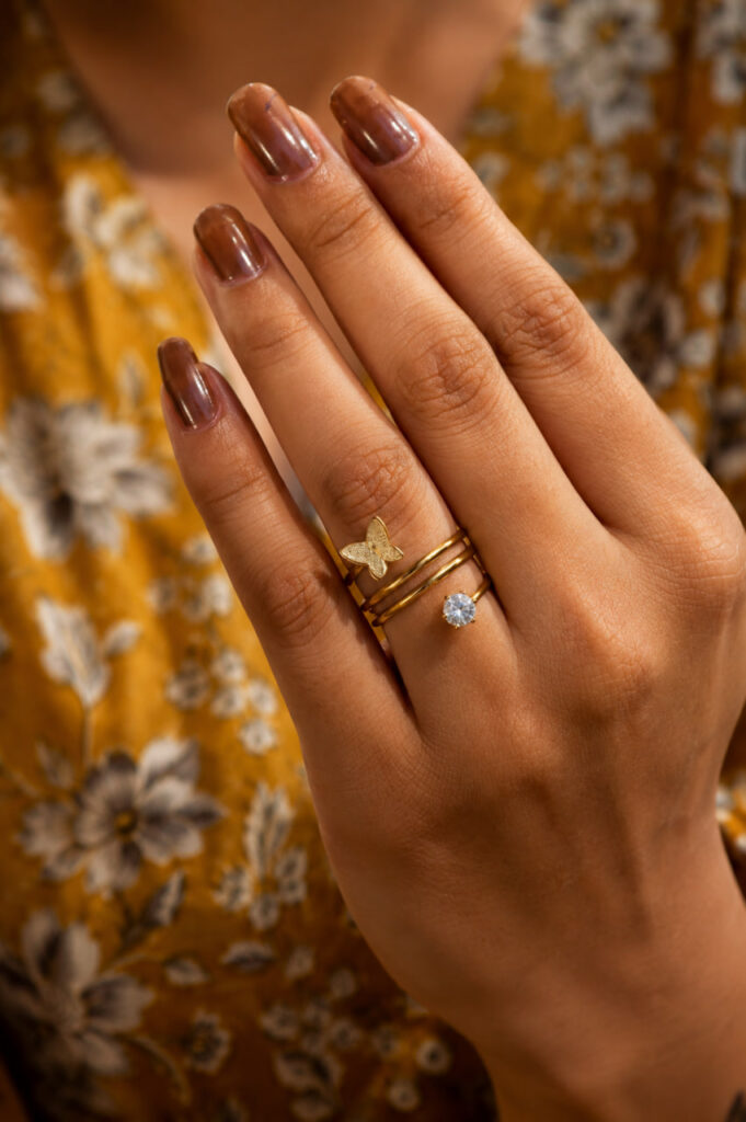 Anti Tarnish Rings Trendy Korean Style Ring for Women