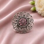 Beautiful Flower Ring – Stunning Floral Jewelry for Elegant Everyday Style - ''BabyPink''