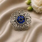 Beautiful Flower Ring – Stunning Floral Jewelry for Elegant Everyday Style - Blue
