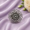 Beautiful Flower Ring elegant floral brass jewelry for women