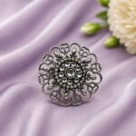 Beautiful Flower Ring – Stunning Floral Jewelry for Elegant Everyday Style - "White"