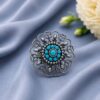 Beautiful Flower Ring elegant floral brass jewelry for women