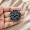 Elegant Floral Hair Accessories Oxidized Silver Hair Jewelry for Traditional Wear 10 Elegant Floral Hair Accessories with oxidized silver finish for women