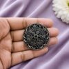 Elegant Floral Hair Accessories Oxidized Silver Hair Jewelry for Traditional Wear 11 Elegant Floral Hair Accessories with oxidized silver finish for women