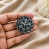 Elegant Floral Hair Accessories Oxidized Silver Hair Jewelry for Traditional Wear 12 Elegant Floral Hair Accessories with oxidized silver finish for women