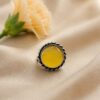 Adjustable Round Ring Oxidized Silver Adjustable Ring for Women 13 Adjustable Round Ring with oxidized silver finish for women