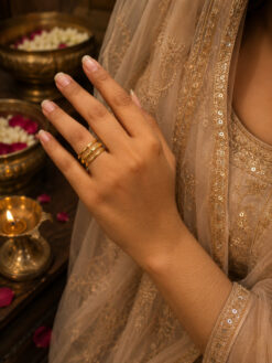 Anti Tarnish Rings Anniversary Finger Ring for Girls