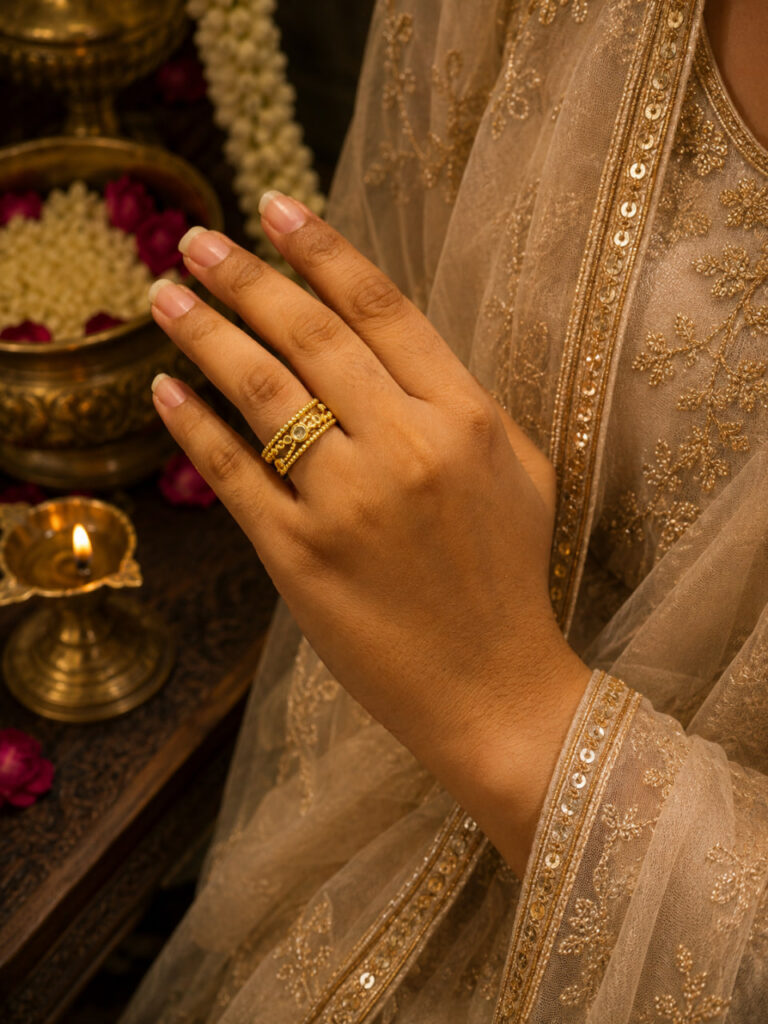 Anti Tarnish Rings Designer Fashion Finger Ring with Timeless