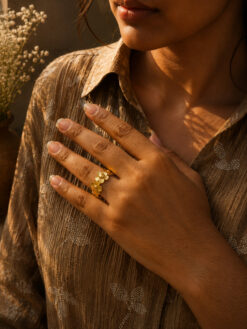 Anti Tarnish Rings Adjustable Contemporary Open Ring for Stylish Women