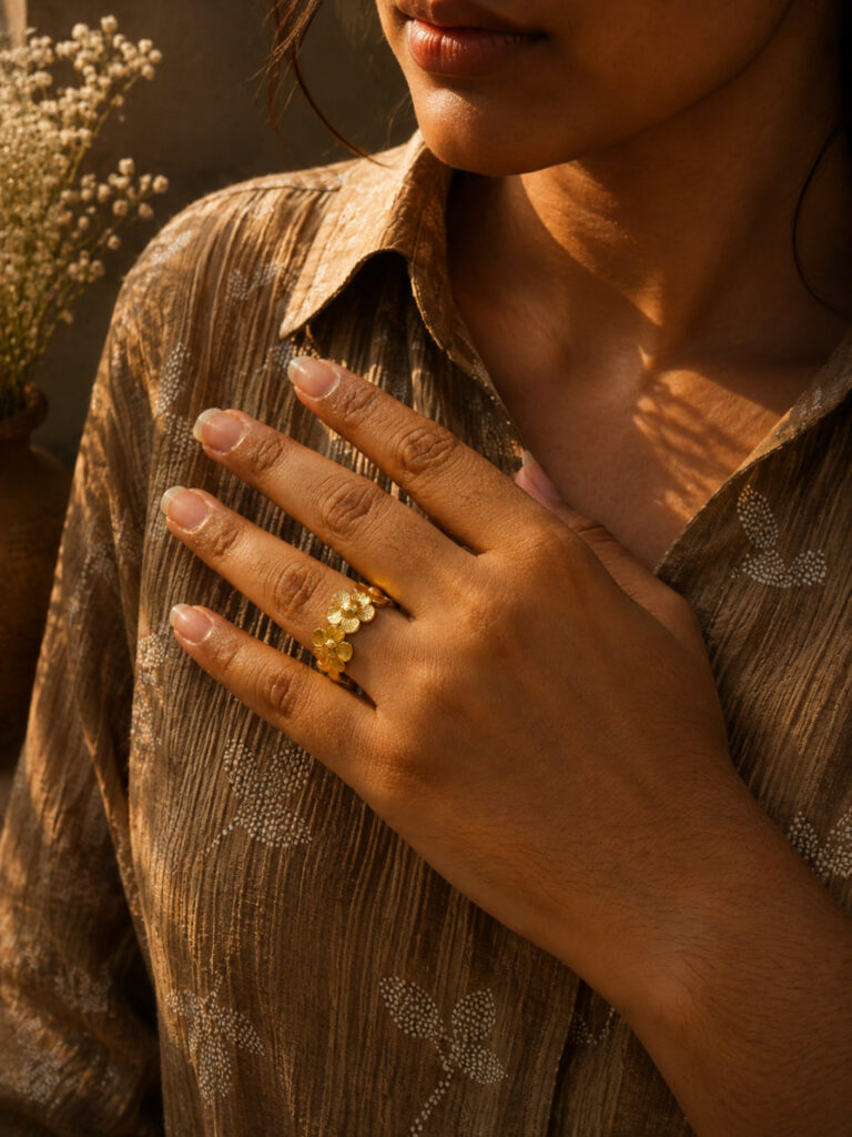 Anti Tarnish Rings Adjustable Contemporary Open Ring for Stylish Women