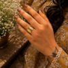 Anti Tarnish Rings Anniversary Designer Ring for Women