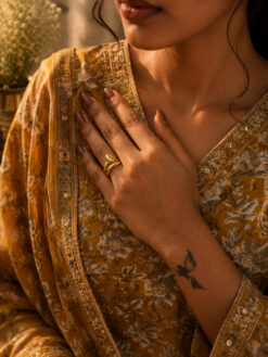 Anti Tarnish Rings Minimalist Band Ring for Party Wear