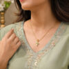 Anti Tarnish Parrot Necklace with premium gold-plated finish for women
