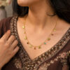 Anti Tarnish Elephant Necklace with premium gold-plated finish for women