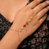 Anti Tarnish Designer Hathphool with premium gold-plated finish for women