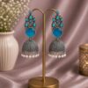 Traditional Jhumka Earring Oxidized Silver Ethnic Design for Beautiful Look 13 Traditional Jhumka Earring with oxidized silver finish for women