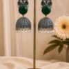 Traditional Jhumka Earring Oxidized Silver Ethnic Design for Beautiful Look 9 Traditional Jhumka Earring with oxidized silver finish for women