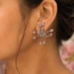 Designer Silver Earring Elegant Statement Earrings for Minimalist Jewelry
