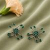 Designer Silver Earring with elegant silver finish for women