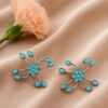 Designer Silver Earring with elegant silver finish for women