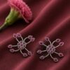 Designer Silver Earring with elegant silver finish for women