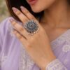 Vintage Stylish Ring with elegant antique finish for women