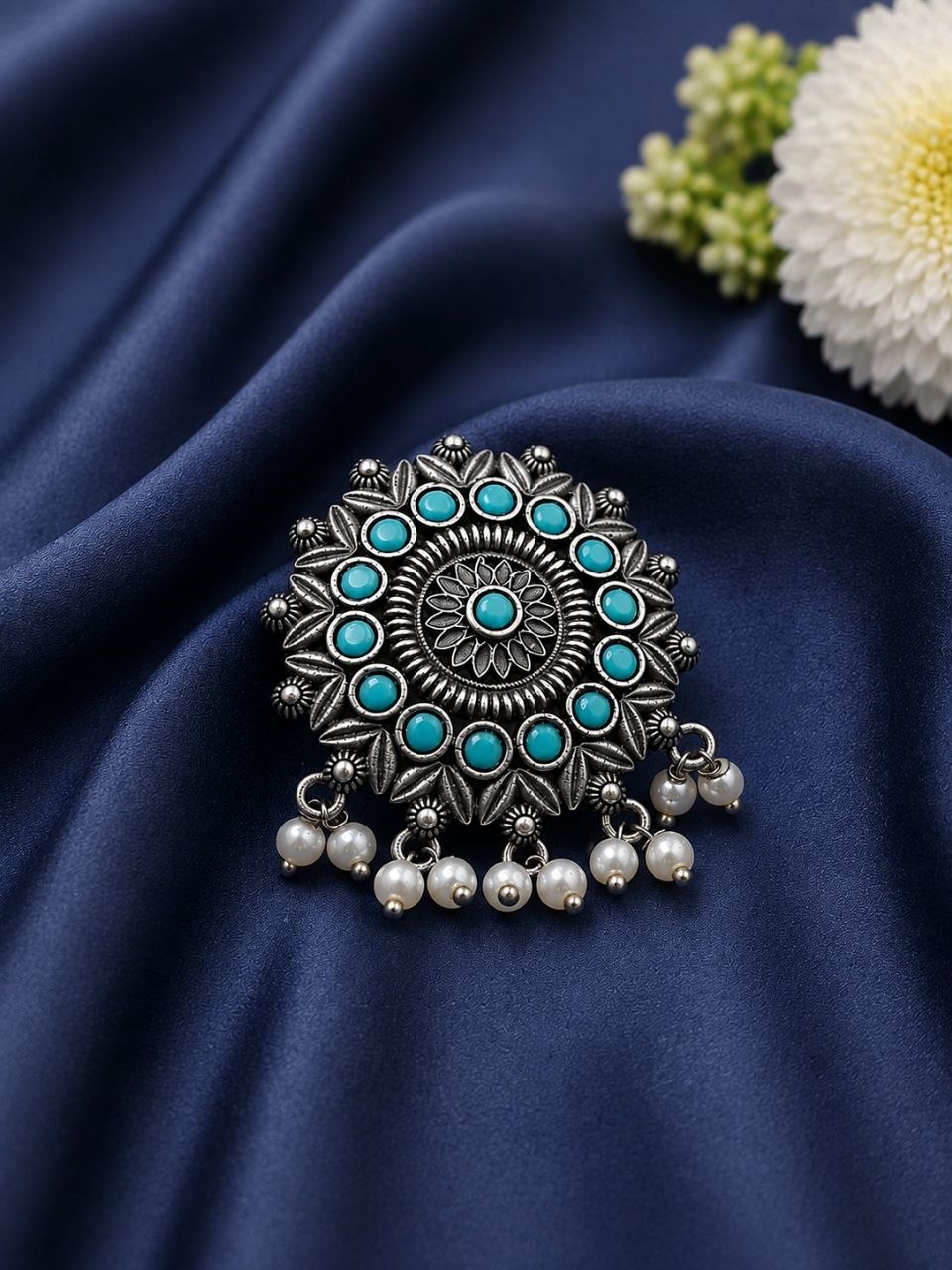 Vintage Stylish Ring Elegant Adjustable Antique Ring for Traditional Wear 10 Vintage Stylish Ring with elegant antique finish for women