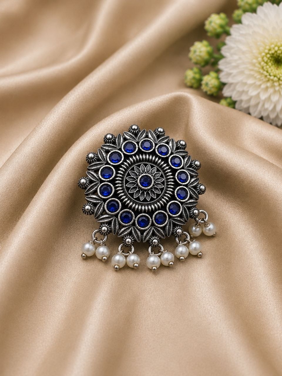 Vintage Stylish Ring Elegant Adjustable Antique Ring for Traditional Wear 7 Vintage Stylish Ring with elegant antique finish for women