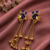Gold Plated Parrot Kashmiri Earring with traditional design for women