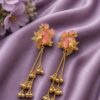 Gold Plated Parrot Kashmiri Earring with traditional design for women