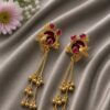 Gold Plated Parrot Kashmiri Earring with traditional design for women