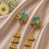 Gold Plated Parrot Kashmiri Earring with traditional design for women