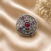 Vintage Adjustable Ring Elegant Antique Statement Ring for Party Look 14 Vintage Adjustable Ring with elegant antique finish for women
