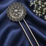 Elegant Flower Hair Accessories – Gorgeous Floral Styling for Beautiful Traditional Looks - "White"