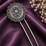 Elegant Flower Hair Accessories – Gorgeous Floral Styling for Beautiful Traditional Looks - ''BabyPink''