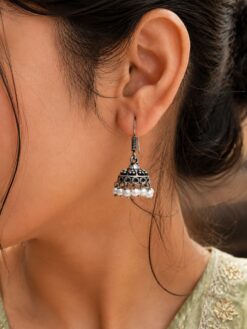 LightWeight Jhumki Earring with elegant traditional ethnic design and premium polish