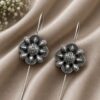 Designer Flower Earcuff with elegant floral detailing and premium polished finish