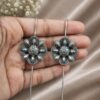 Designer Flower Earcuff with elegant floral detailing and premium polished finish