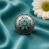 Vintage Silver Ring with elegant antique-inspired traditional detailing and premium polished finish