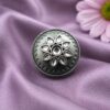 Vintage Silver Ring with elegant antique-inspired traditional detailing and premium polished finish