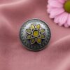 Vintage Silver Ring with elegant antique-inspired traditional detailing and premium polished finish