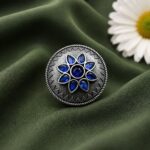 Vintage Silver Ring for Elegant Timeless Traditional Jewelry - Blue